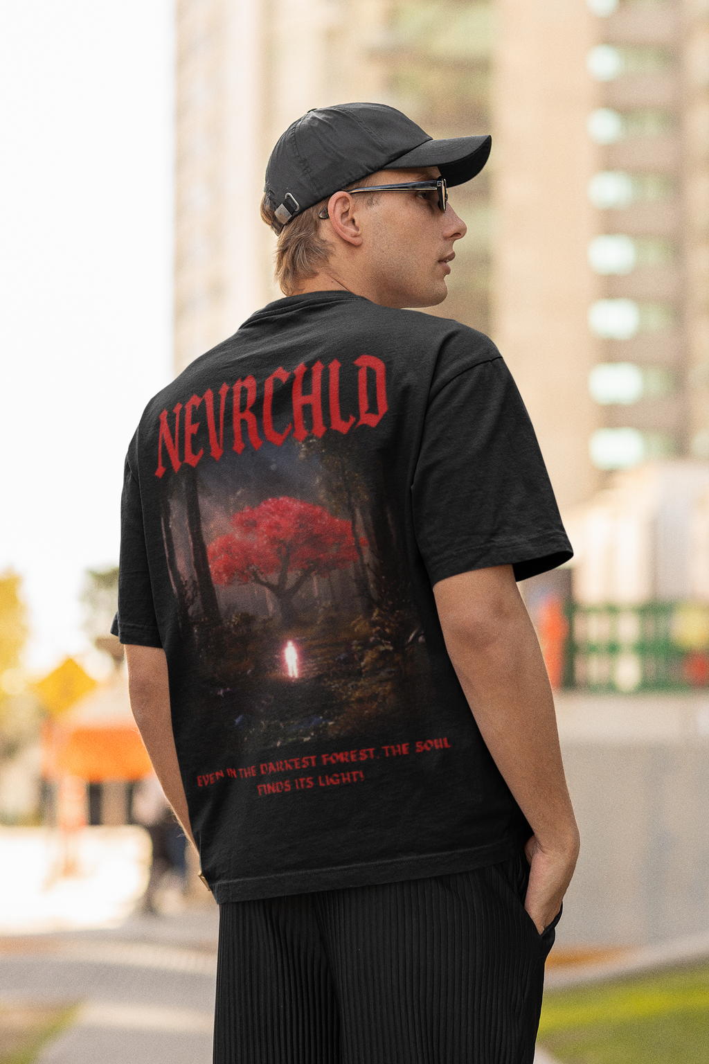 NEVRCHLD Soul in the dark forest - Oversized T-shirt