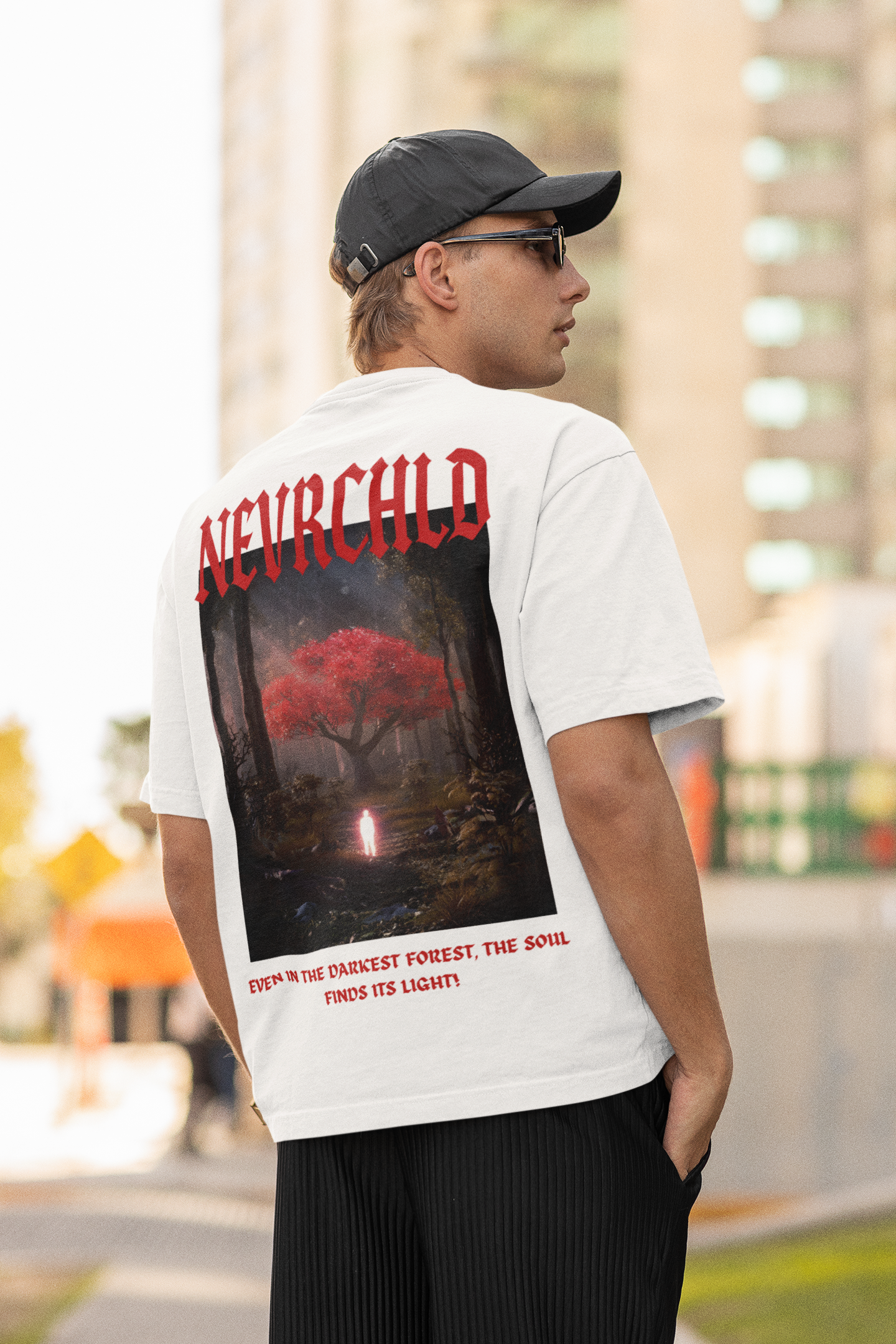NEVRCHLD Soul in the dark forest - Oversized T-shirt